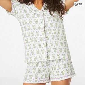 Roller Rabbit Love Bunnies Polo Pajamas Size Small